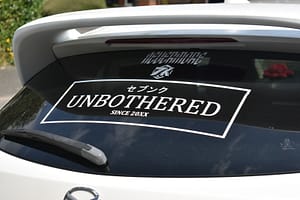 'Unbothered' Banner Sticker